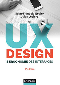 Couverture UX Design & ergonomie des interfaces dunod