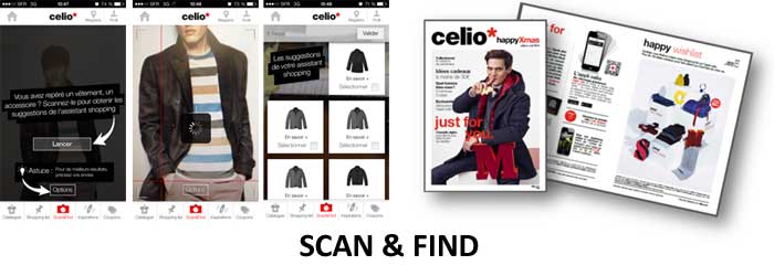 Application celio* scan and find