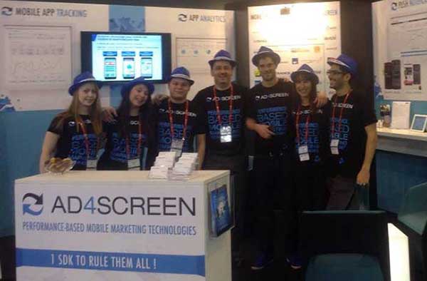 Team Ad4Screen Mobile World Congress 2014